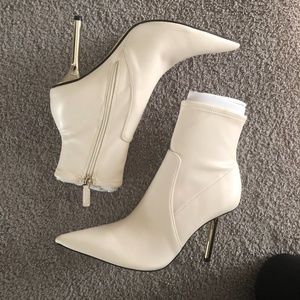 White Zara Boots